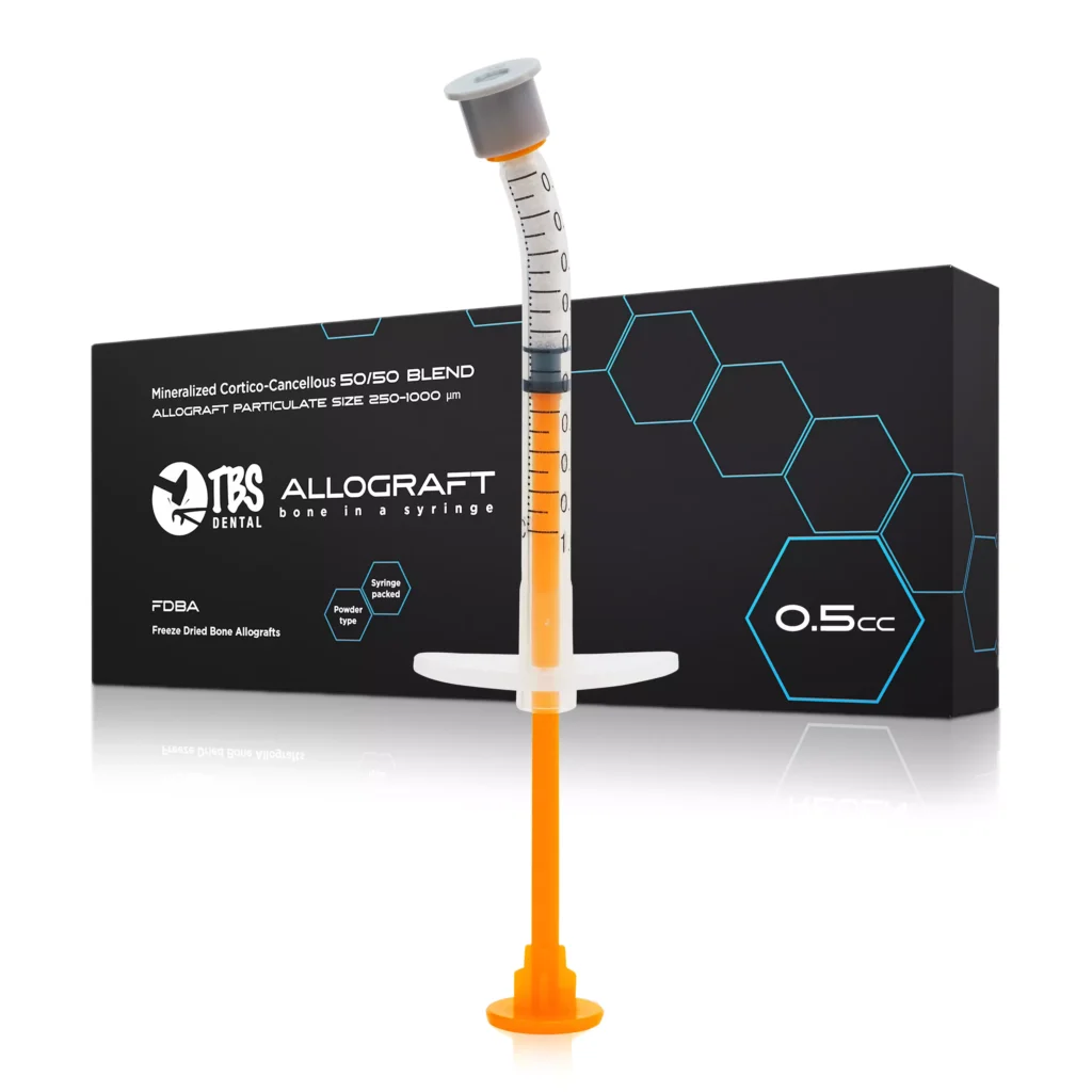 TBS Allograft Bone in a Syringe – 0.5cc | TBS Dental